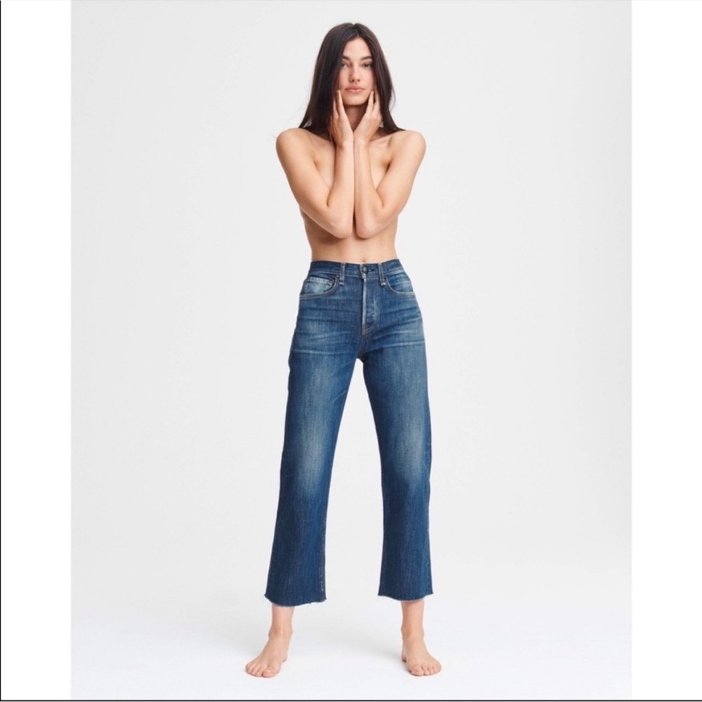 Rag & Bone Maya High-Rise Ankle Straight